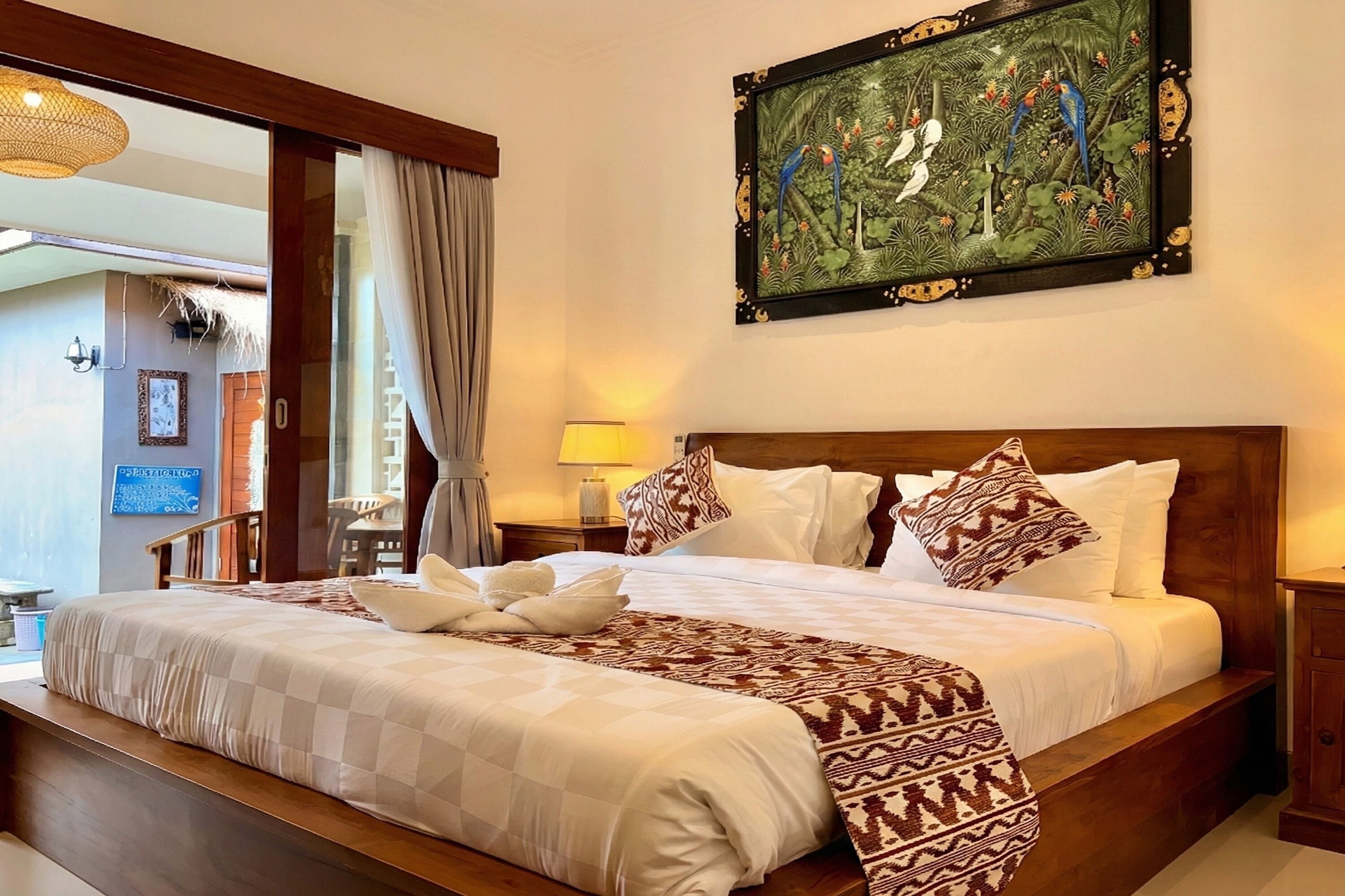 Superior-Doppelzimmer, Gartenblick | Schreibtisch, kostenloses WLAN