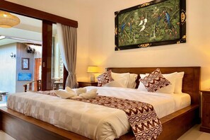 Superior-Doppelzimmer, Gartenblick | Schreibtisch, kostenloses WLAN