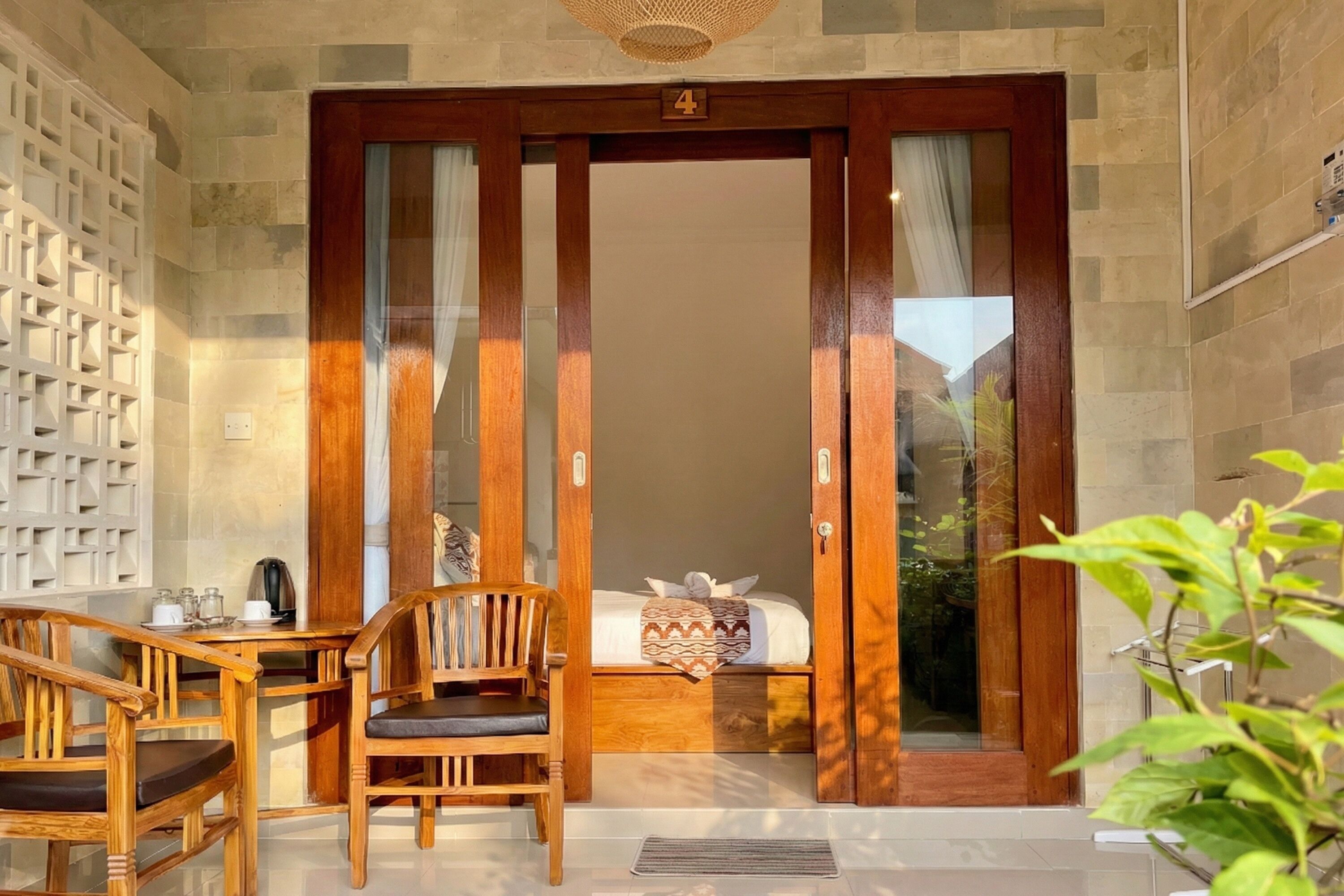 Superior-Doppelzimmer, Gartenblick | Terrasse/Patio