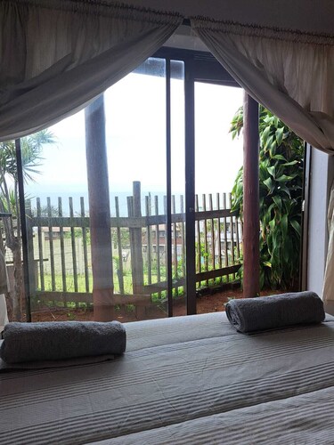 Spacious 2 bedroom chalet with air conditioning, kitchen, lounge and dining area