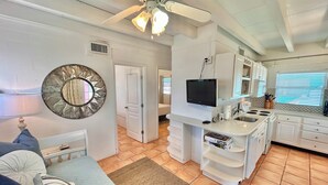 5 bedrooms, iron/ironing board, free WiFi, bed sheets - Baked and Barefoot Beach Bungalows, across the street from the beach (St. George Island)