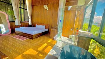 Grand Double Room, Garden View | Premium bedding, pillow-top beds, minibar, free WiFi