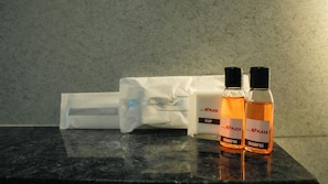 Quarto casal ou duplo luxo | Banheiro | Chuveiro, produtos de toalete grátis, secador de cabelo 