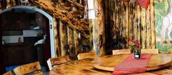 Total Relaxation at the  Cabin Non Nobis...,6 Rooms,Hot Tub and Pure Nature