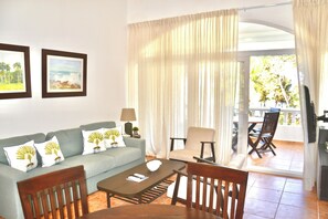 TV - Oceanview Hideaway Apartment, Steps from the Beach (Cabarete)