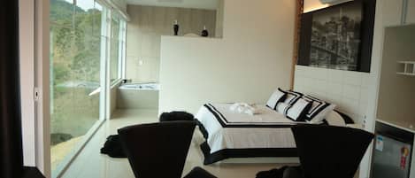 Luxury Chalet, Valley View | Desk, laptop workspace, free WiFi