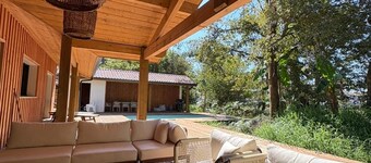 House in the Landes, in a quiet forest close to the ocean.