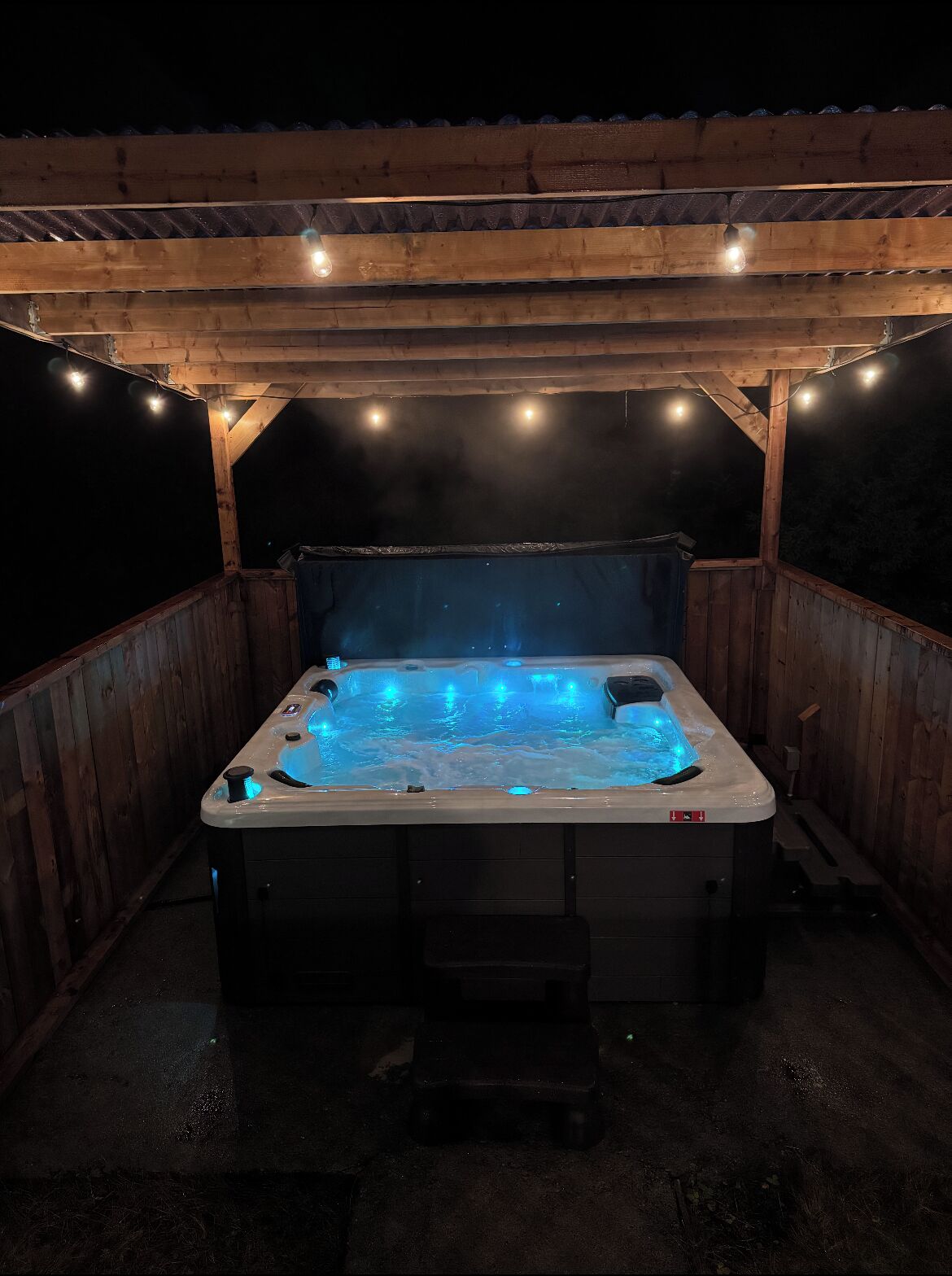 Bain à remous extérieur