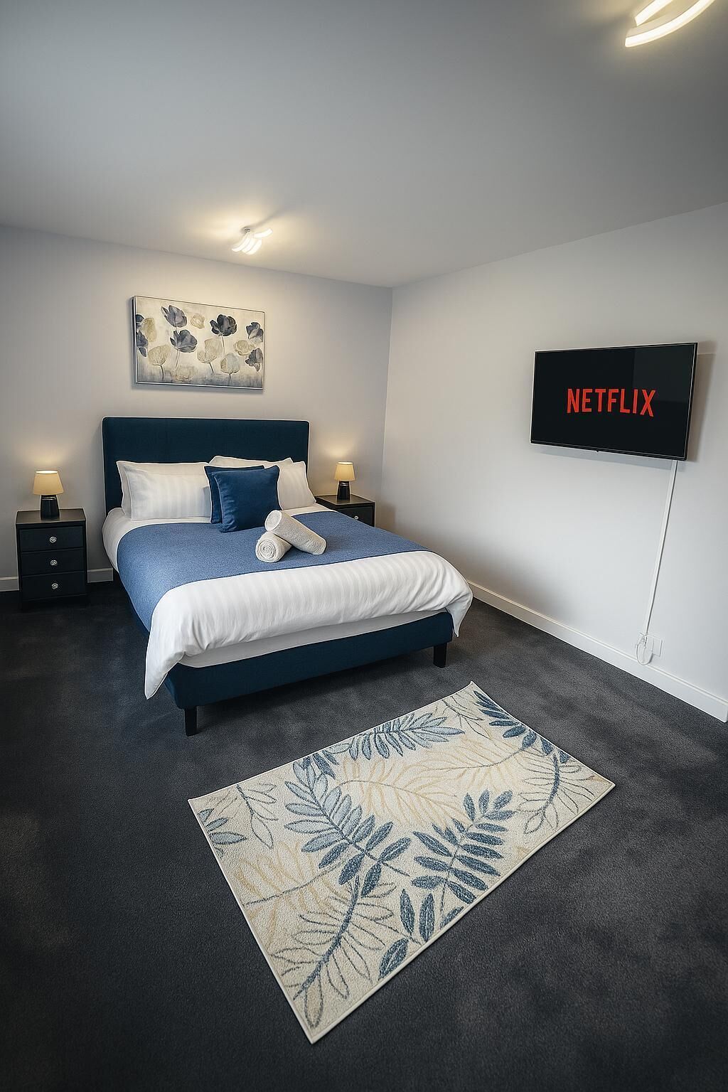 3 bedrooms, iron/ironing board, free WiFi, bed sheets