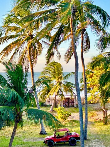 Eco Vila in front of the sea. Trairi. Fortress