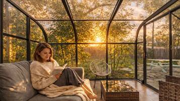 Een televisie en een kantoor