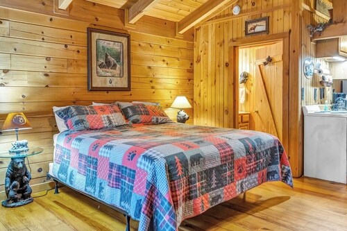 Cozy 1-bedroom cabin in beautiful Tellico Plains with AC and on Tellico River