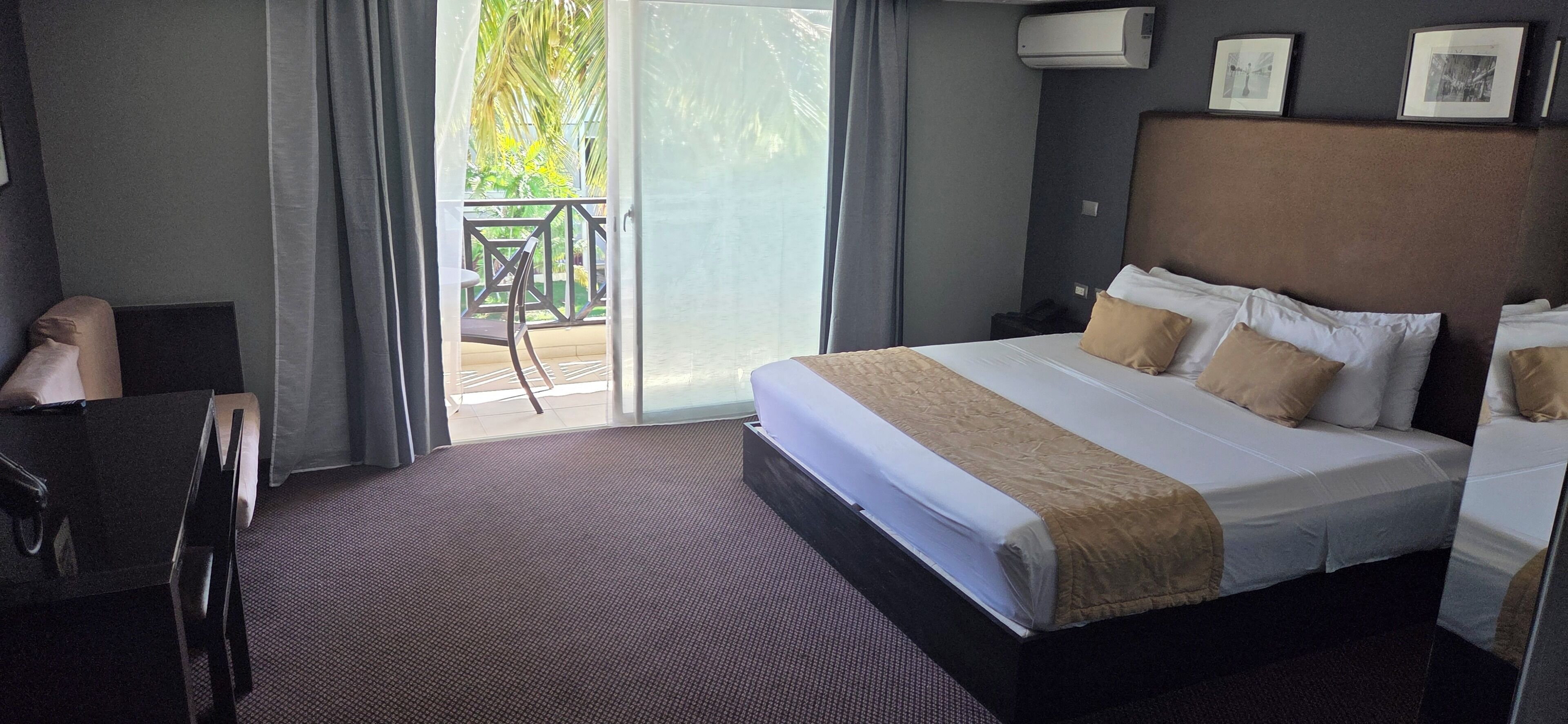 In-room safe, desk, blackout curtains, iron/ironing board