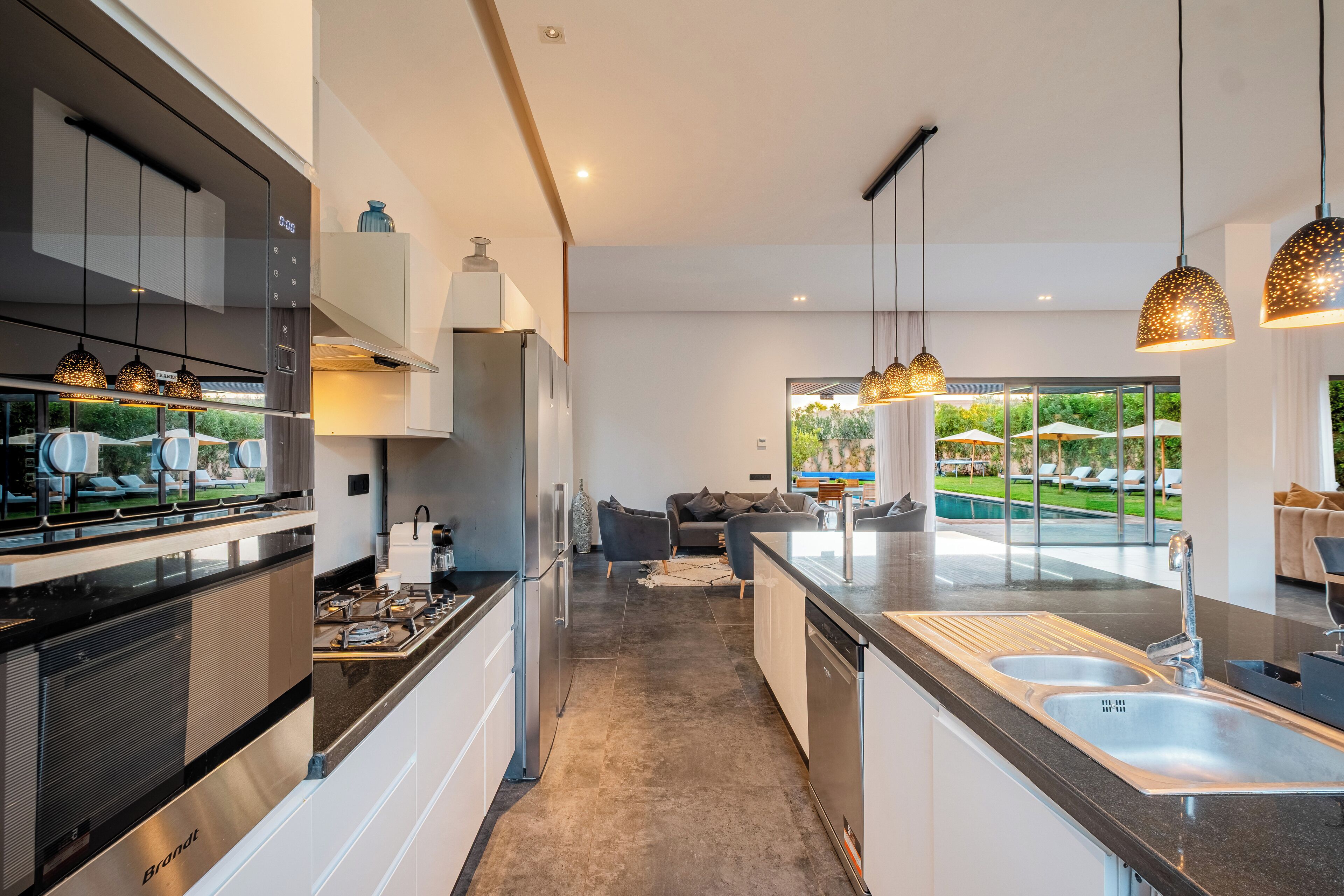 奢華別墅, 空調, 泳池景觀 | 私人廚房 | 提供環保清潔產品、製冰器、紙巾