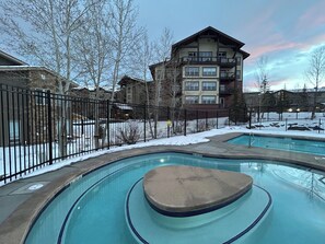 Outdoor pool - Ski-In/Ski-Out 1BR at Granby Ranch · Lift Steps Away (Granby)