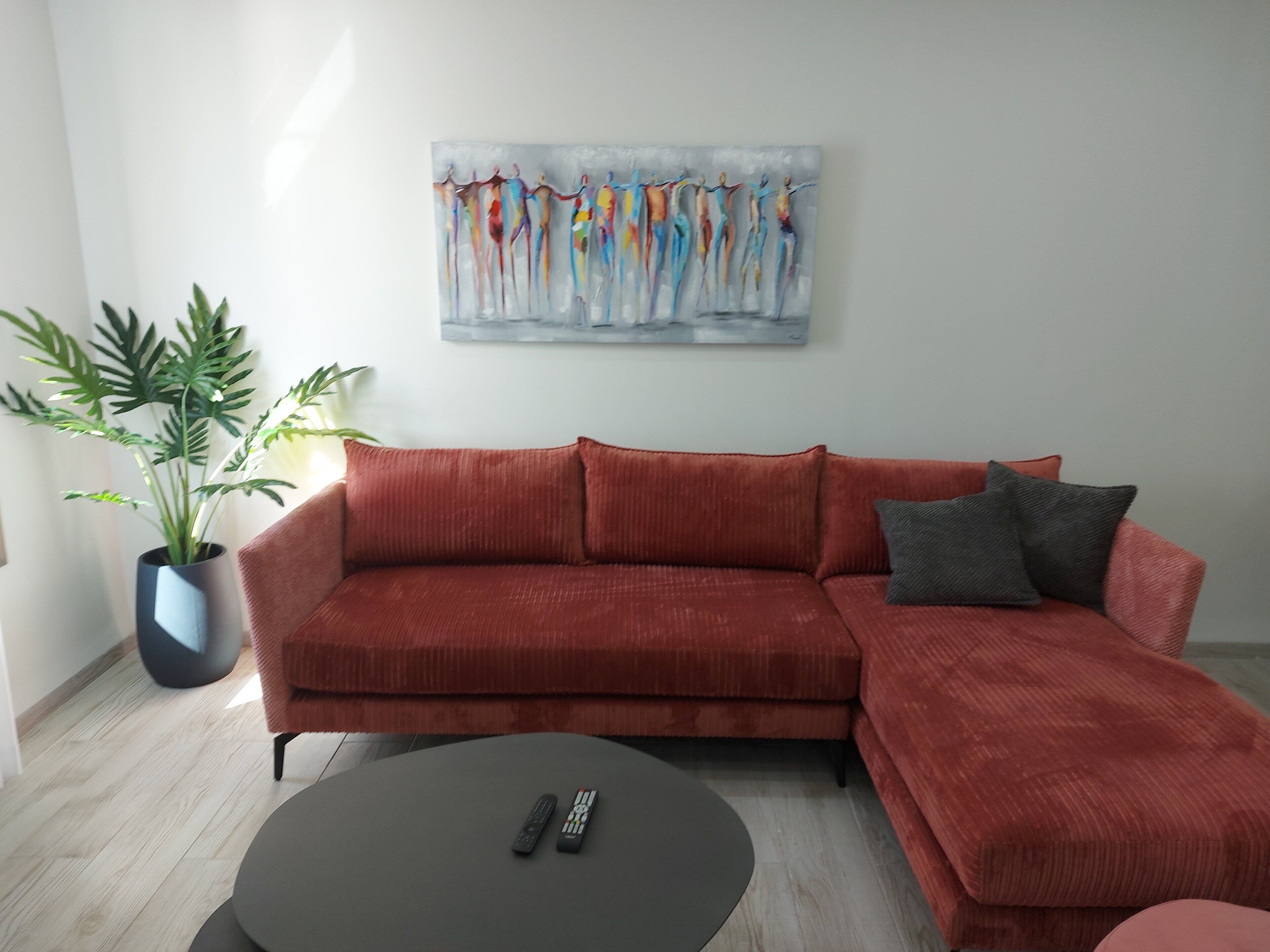 Luxury Suite, Ocean View | Living area