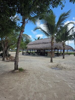 Property grounds - The Towers Of Vista Cana Apartments Features 3 main pools artificial beach gym (Punta Cana)
