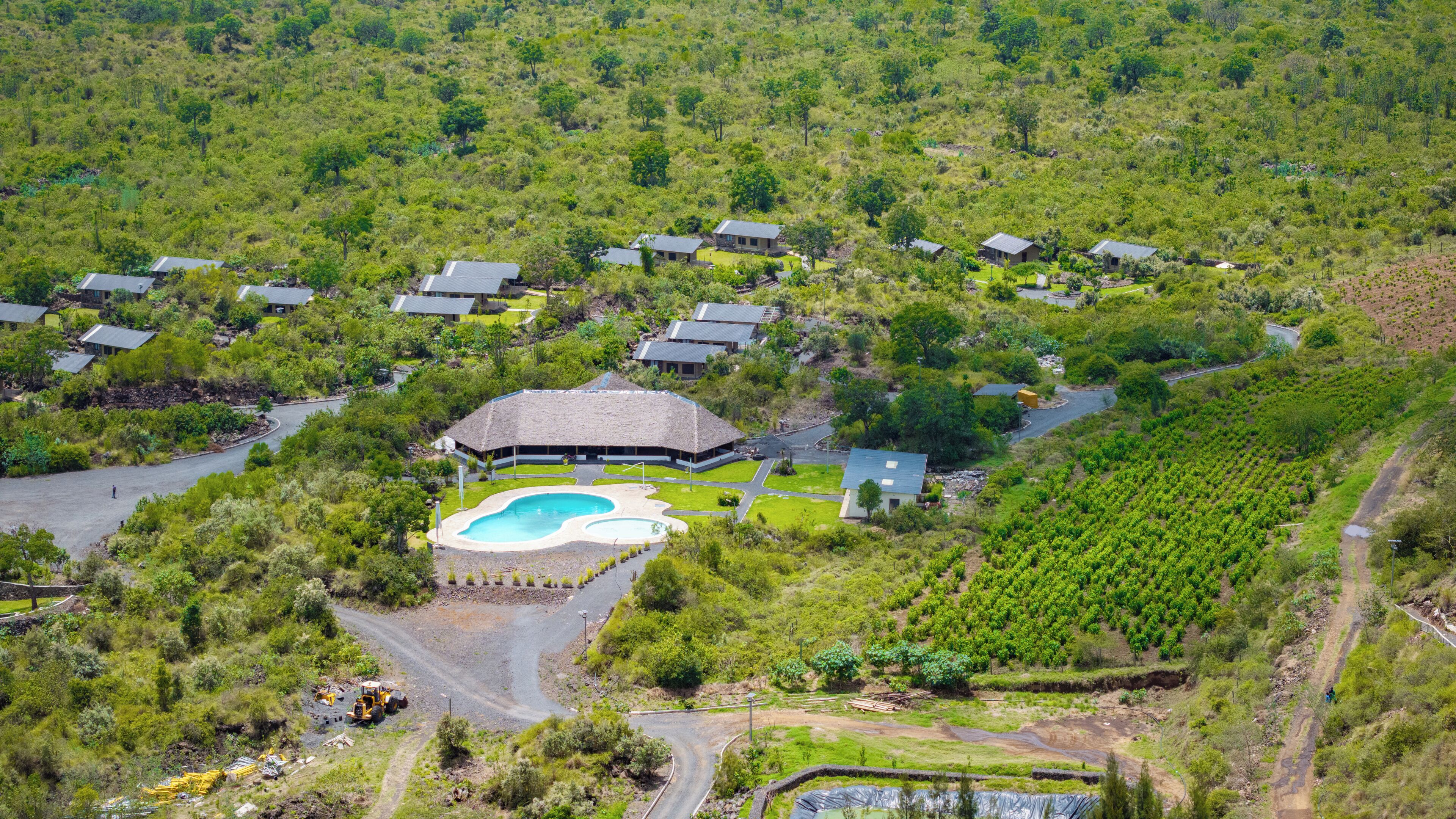 Façade de l’hébergement