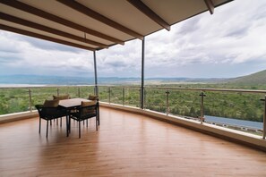 Luxury Cabin, Balcony, Mountain View | Desk, laptop workspace - Sleeping Warrior Camp Elementaita (Gilgil)