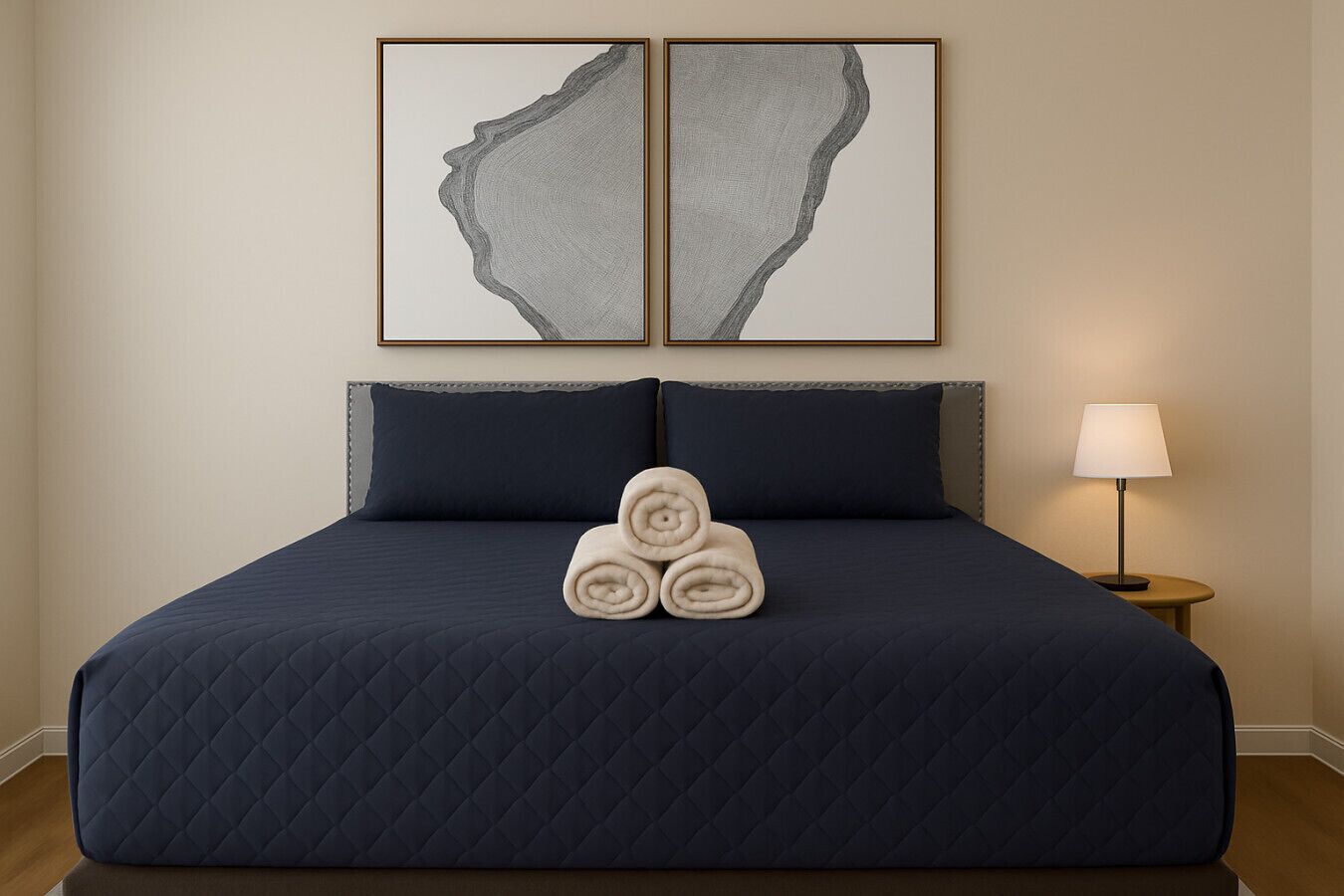 Desk, iron/ironing board, WiFi, bed sheets