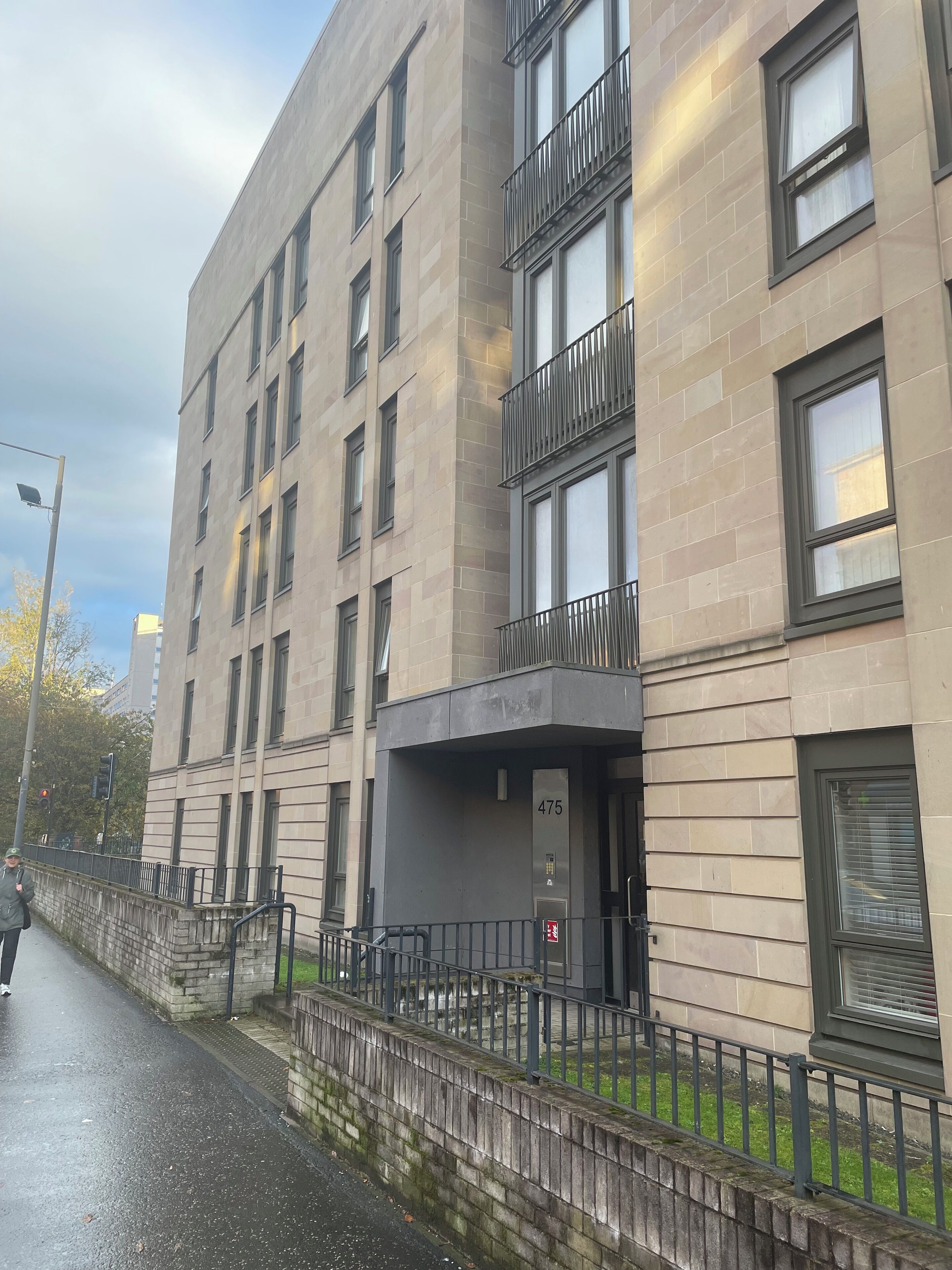 Overnatningsstedets facade