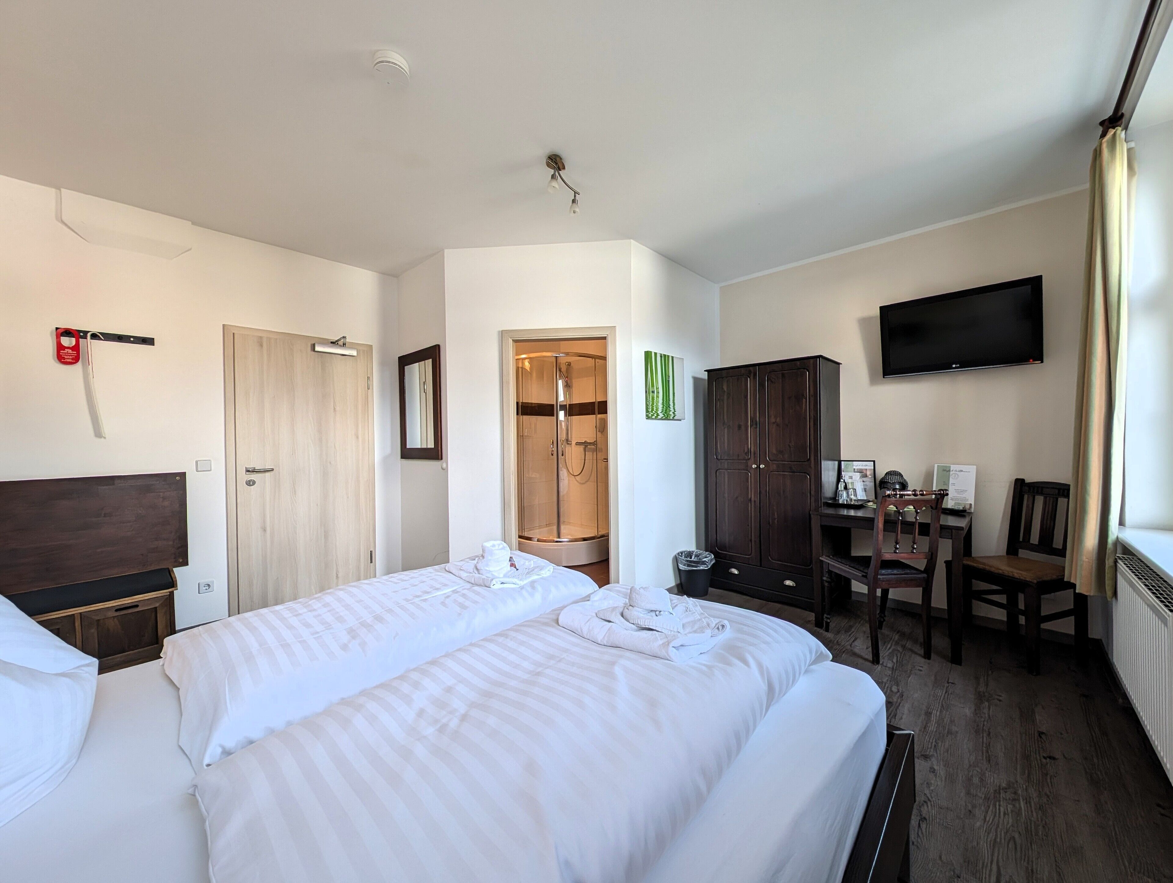 Superior-Doppelzimmer | Verdunkelungsvorhänge, kostenloses WLAN