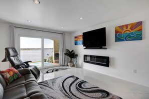 Smart TV - 2-bedroom waterfront condo at Point Matanzas in Crescent Beach, St. Augustine FL (St. Augustine)