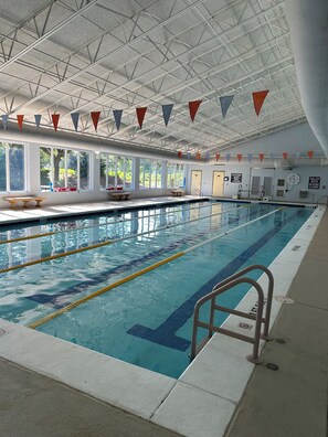 Indoor pool, outdoor pool