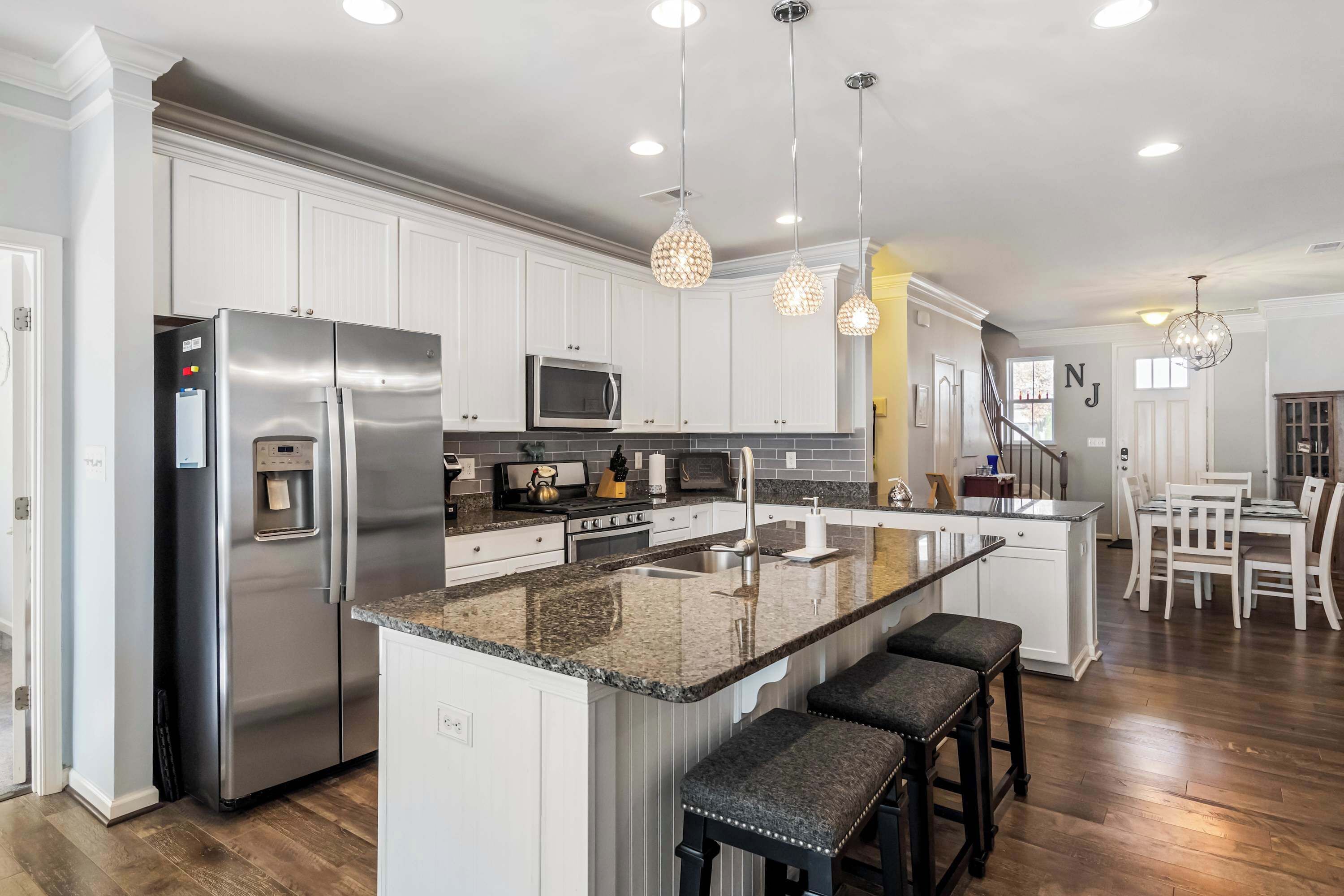 Maison en rangée, Plusieurs lits, patio, vue sur le jardin (Old Canal Getaway) | Cuisine privée