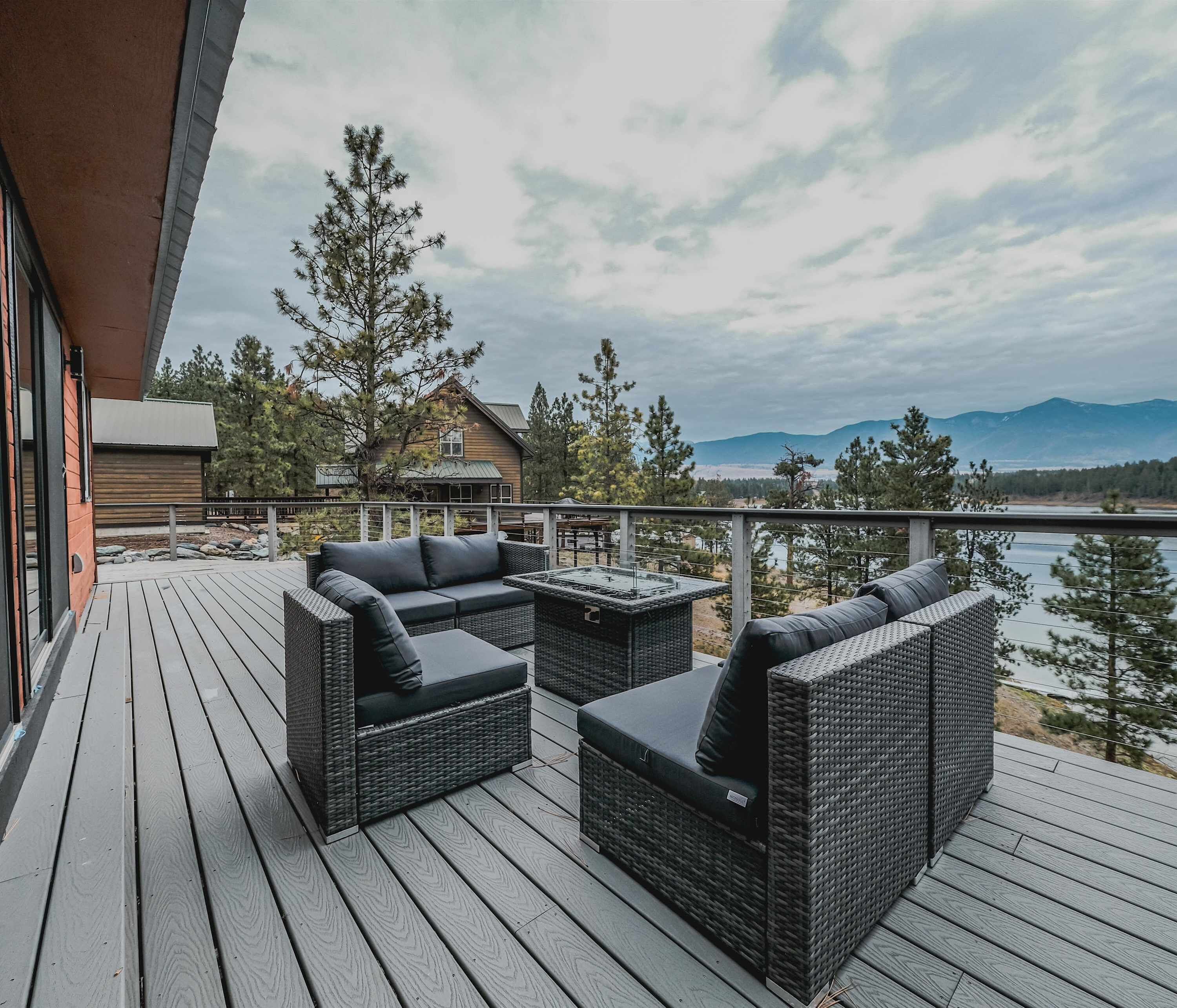 独立别墅, 多张床, 露台 (Sunrise Lookout on Carpenter Lake) | 客房景观
