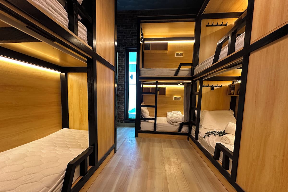 Standard Shared Dormitory, City View | Premium bedding, pillowtop beds, in-room safe, laptop workspace