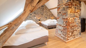 2 chambres, draps fournis