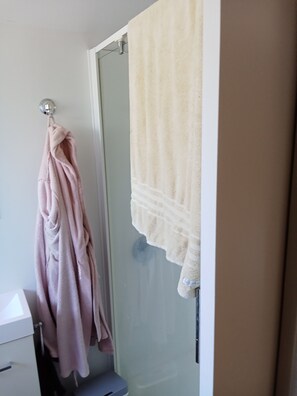Shower, hair dryer, towels, soap - Short walks to Beach & Town. Large deck with BBQ. Super Fast Internet, 85" Tele (Whangamatā)