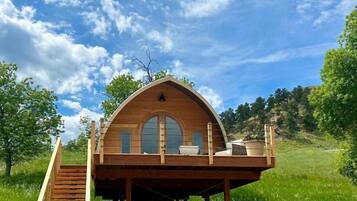 Luxe bungalow, uitzicht op bergen | Exterieur