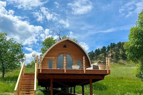 Luxe bungalow, uitzicht op bergen | Exterieur