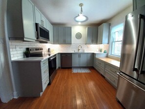 Fridge, microwave, oven, stovetop - Renovated character home in a quiet & friendly neighbourhood. (Hamilton)