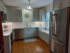 Fridge, microwave, oven, stovetop - Renovated character home in a quiet & friendly neighbourhood. (Hamilton)