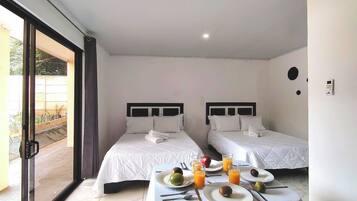 Free WiFi, bed sheets