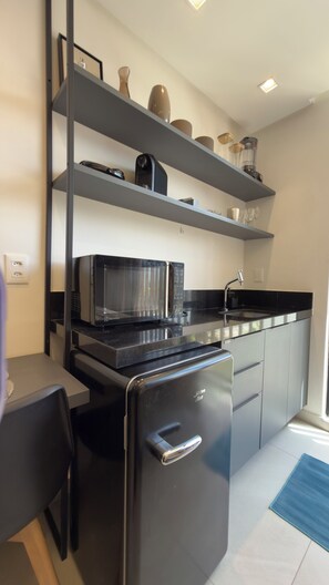 Private kitchen - Beachfront Apartment - Breeze 318 Algodão Flats Building (João Pessoa)