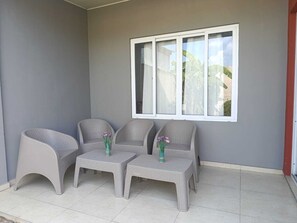 Terrace/patio - Beautiful and cozy home with Rent a car available (Nejapa)