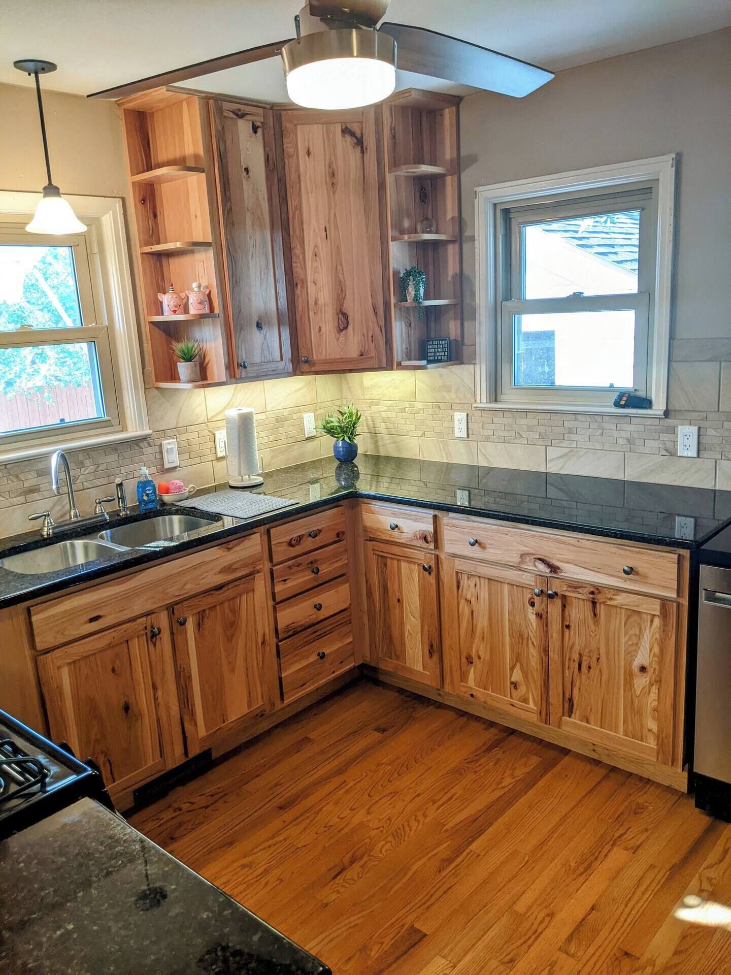 Microondas, horno, parrilla de estufa y lavavajillas 