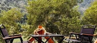 Delightful 16-bedroom bungalow with AC in Papaya Resort Nong Khiaw