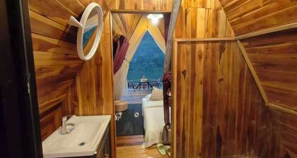 Delightful 16-bedroom bungalow with AC in Papaya Resort Nong Khiaw