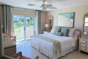 3 bedrooms, iron/ironing board, WiFi, bed sheets - Sun Wave – Spacious Poolfront 3BR with Ocean Views, Turks and Caicos (providenciales)