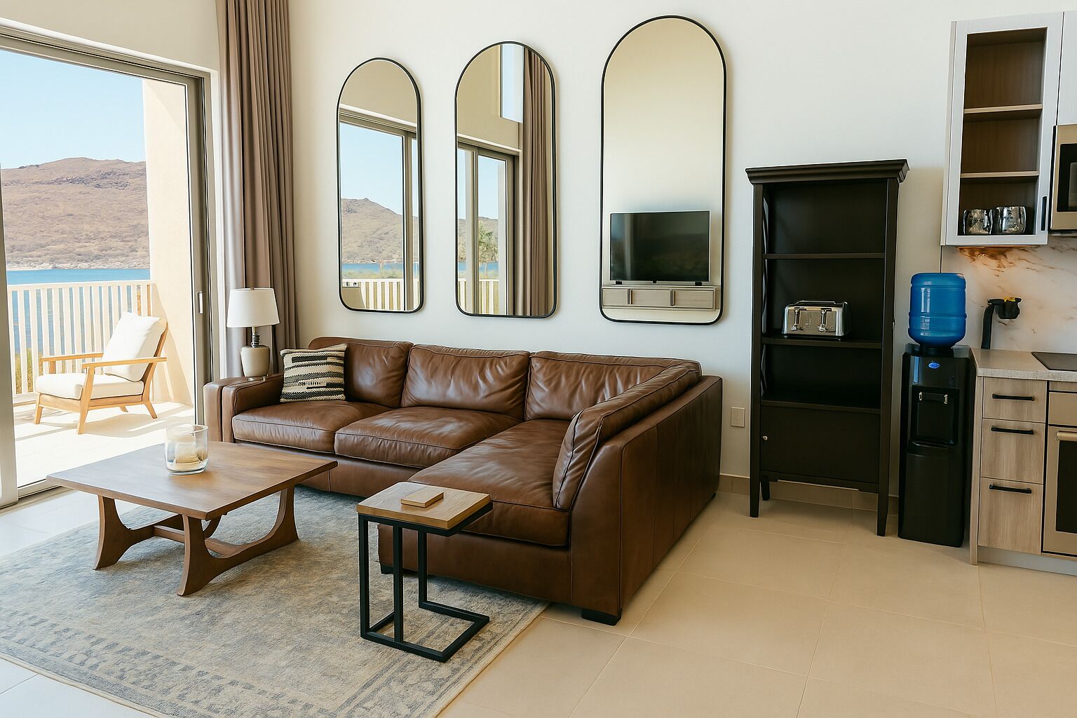 TV, bordtennis og stereoanlegg