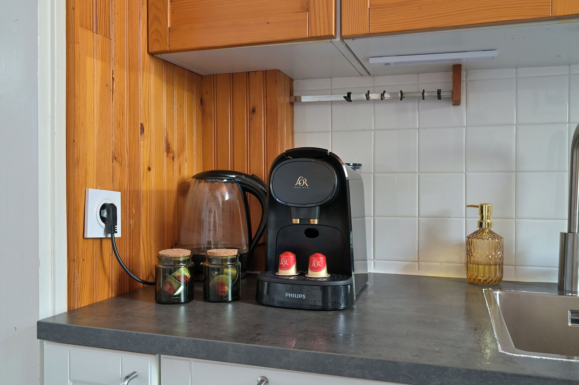 Casa superior, vista al mar | Cocina privada