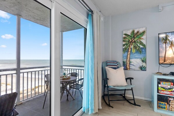 Interior - Oceanfront 2BR Condo with Large Balcony & Beach Access! 🌴 (Satellite Beach)