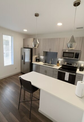 Private kitchen - Boulevard Stays Modern Roosevelt 1BR Suite Pool & Gym Access (Phoenix)