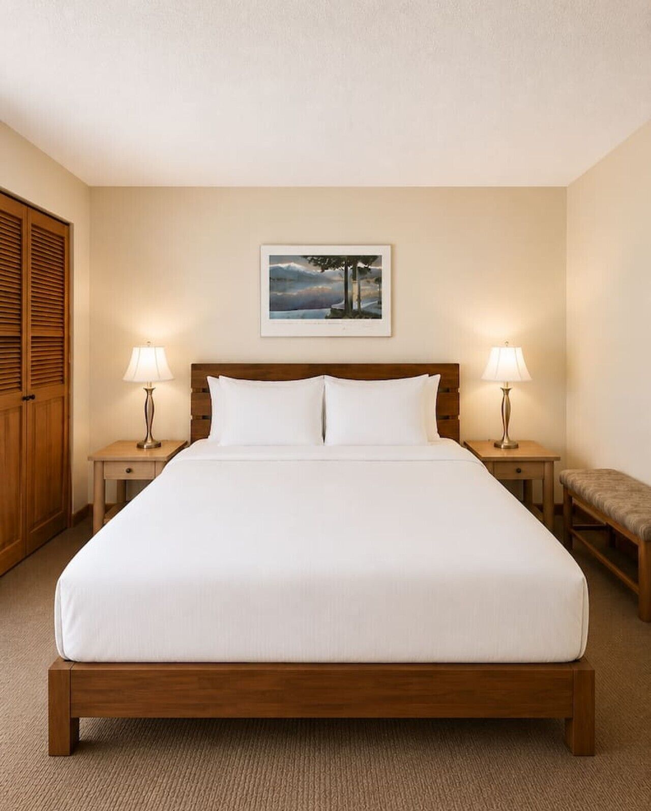 Desk, iron/ironing board, travel cot, free WiFi