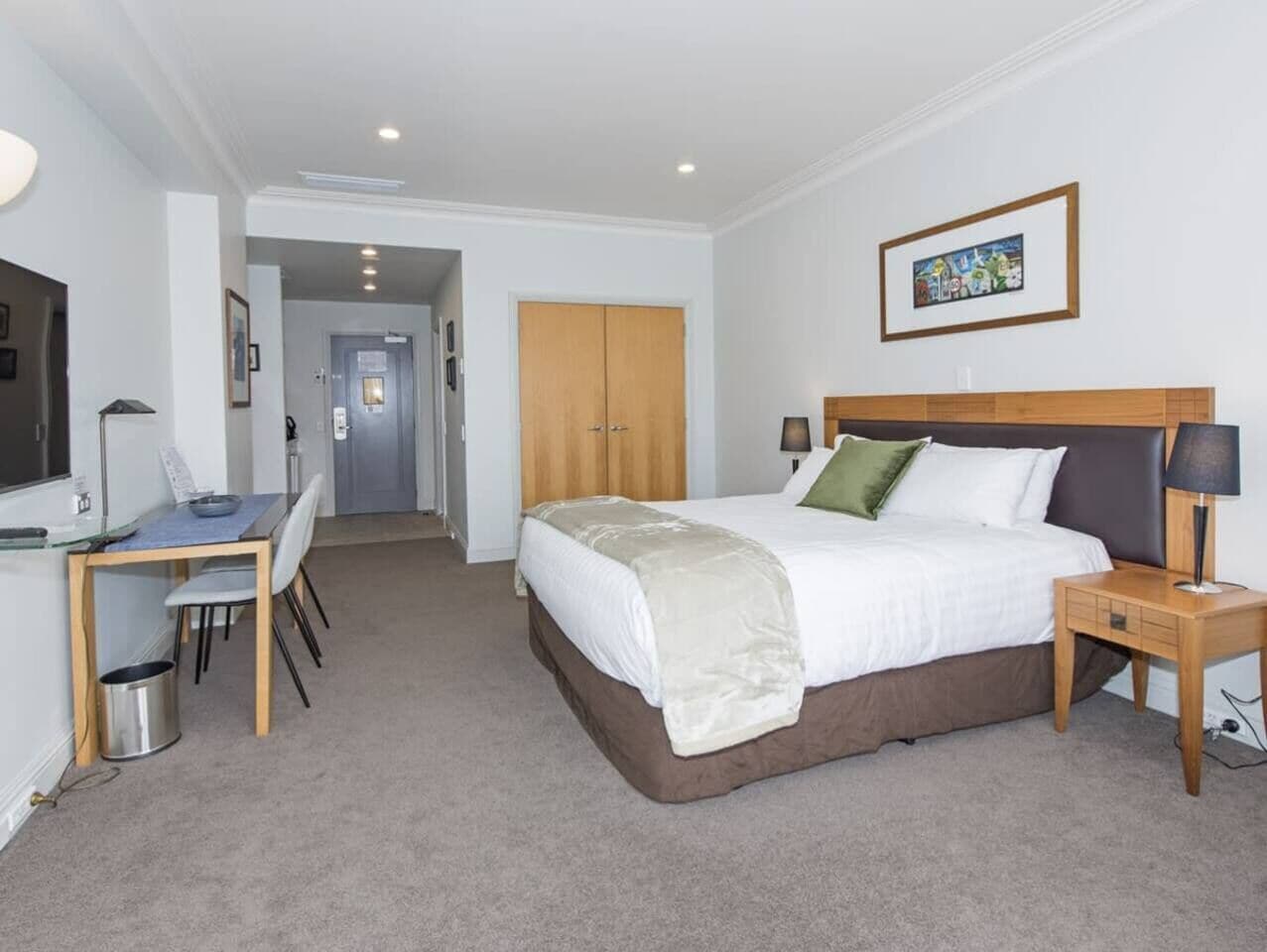 Desk, iron/ironing board, free WiFi, bed sheets